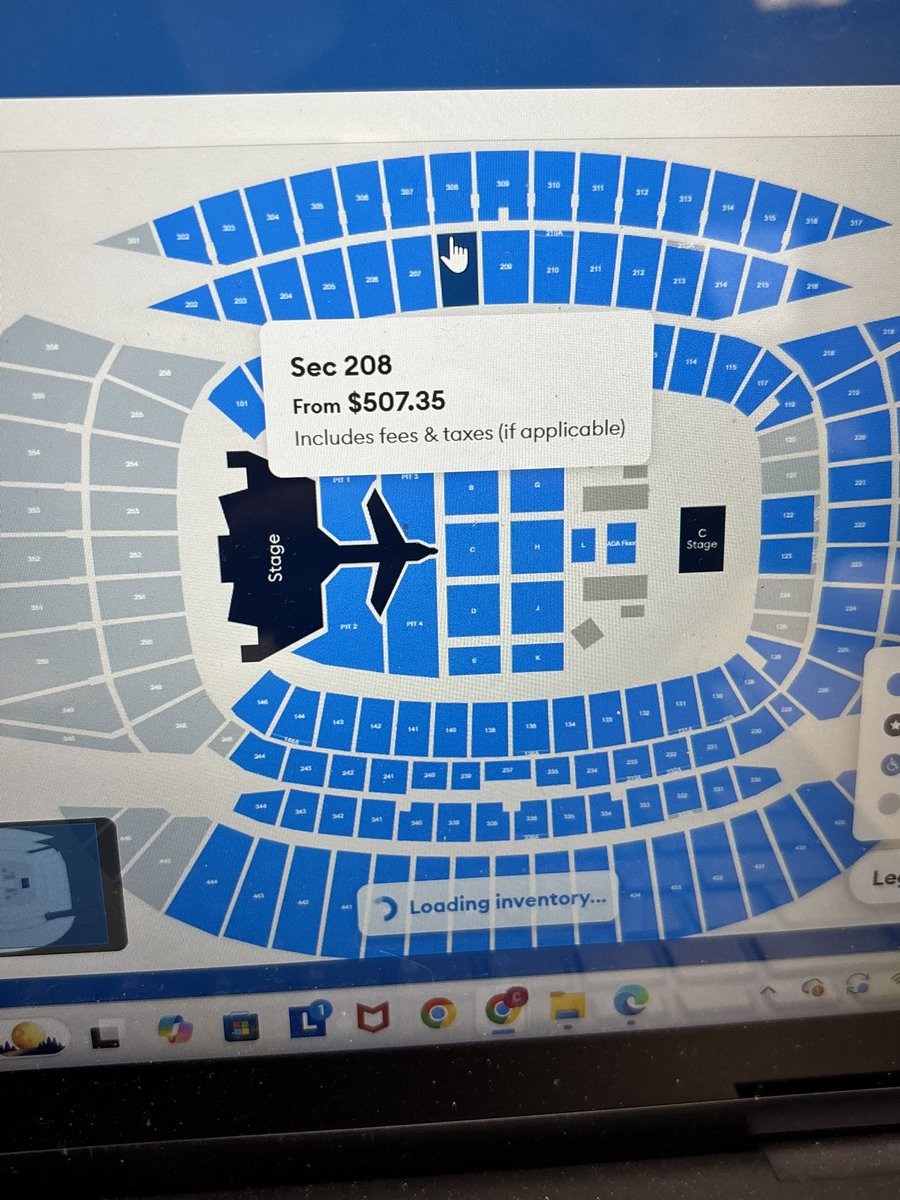 Surely Morgan Wallen pre-sale tickets are somewhat reasonable…

$500+ for 200 level💀✌️ #bar #chair #morganwallen #tickets #fag