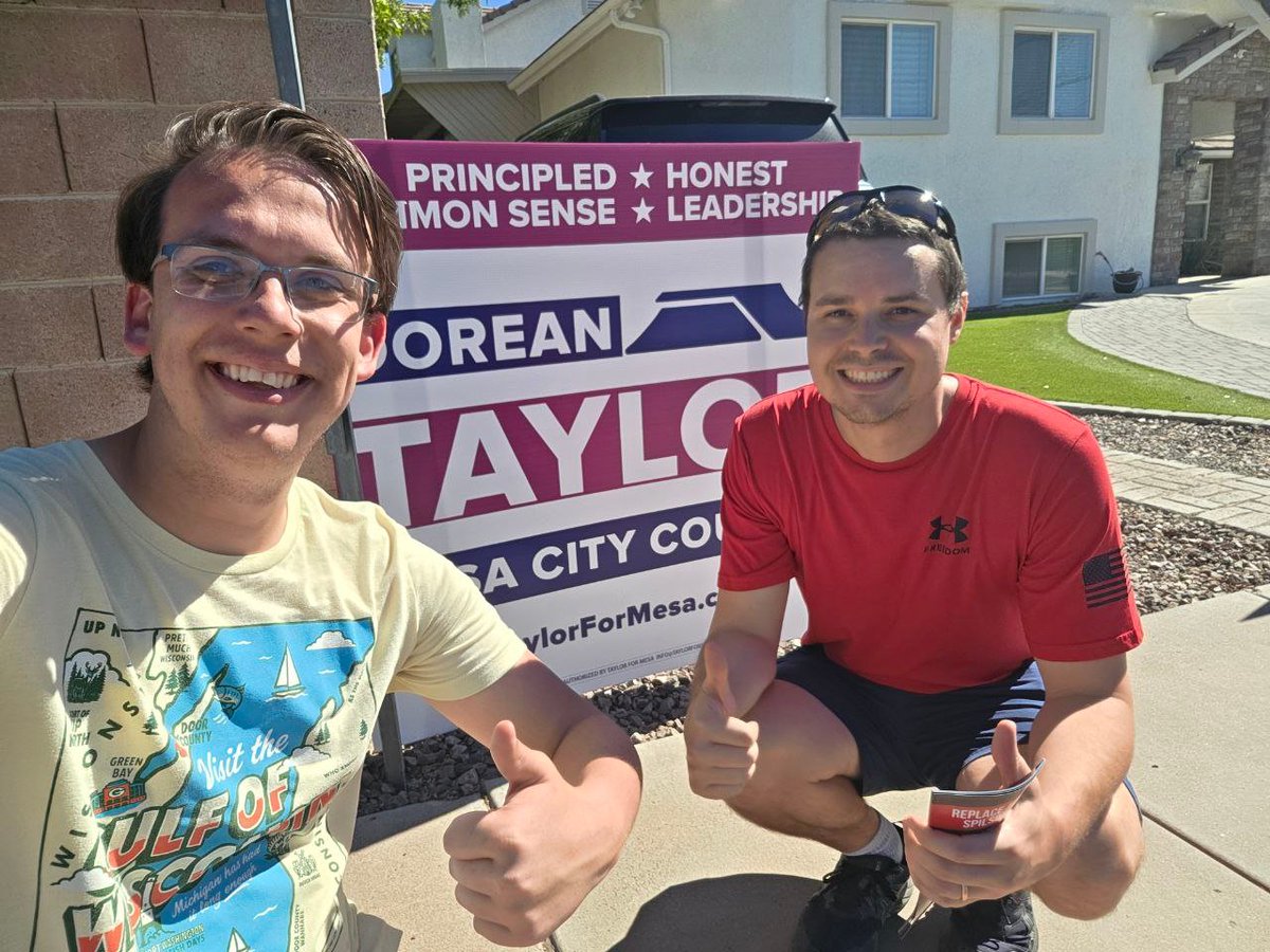 Yesterday, through all the noise, <a href="/TPAction_/">Turning Point Action</a> proved that boots on the ground and a happy-warrior spirit can drive real, positive change.

We helped elect <a href="/taylorformesa/">Dorean Taylor for Mesa</a> and unseat the Republican leader for Harris in Arizona.

The blueprint works — now it’s time to follow it. 🇺🇸