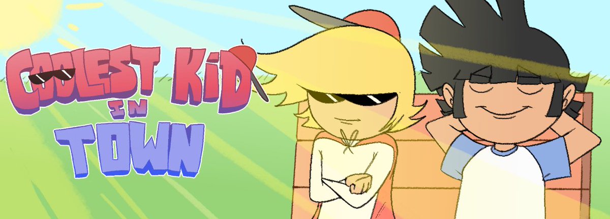 I make a COOL webcomic called Coolest Kid In Town, it's real funny. check it out on webtoons:
webtoons.com/en/canvas/cool…

and tapas:
tapas.io/series/Coolest…