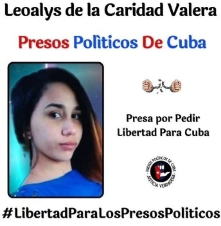 Comienzo el día con el #Twittazo por los #PresosDeCastro. Libertad para  Leoalys de la Caridad Valera. No la dejemos sola. #Cuba