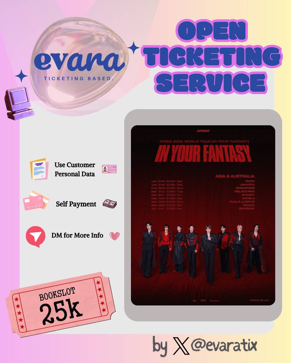 evara || ticketing based. tweet media