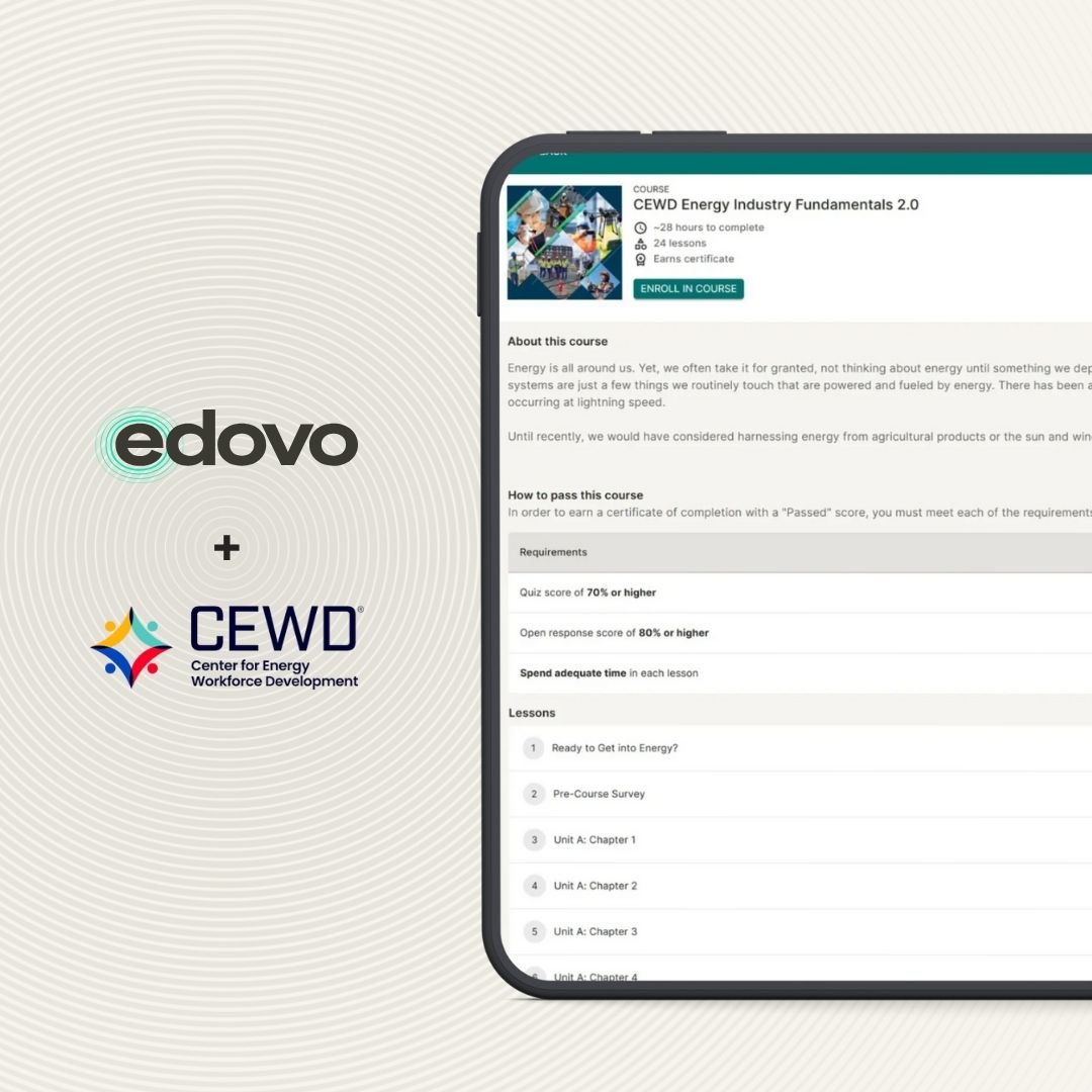 Energy powers our lives, and now, it’s powering second chances. Edovo + CEWD are bringing Energy Industry Fundamentals 2.0 to incarcerated learners nationwide, preparing them for real careers in a rapidly changing field.

Learn more: 
edovo.org/post/powering-…