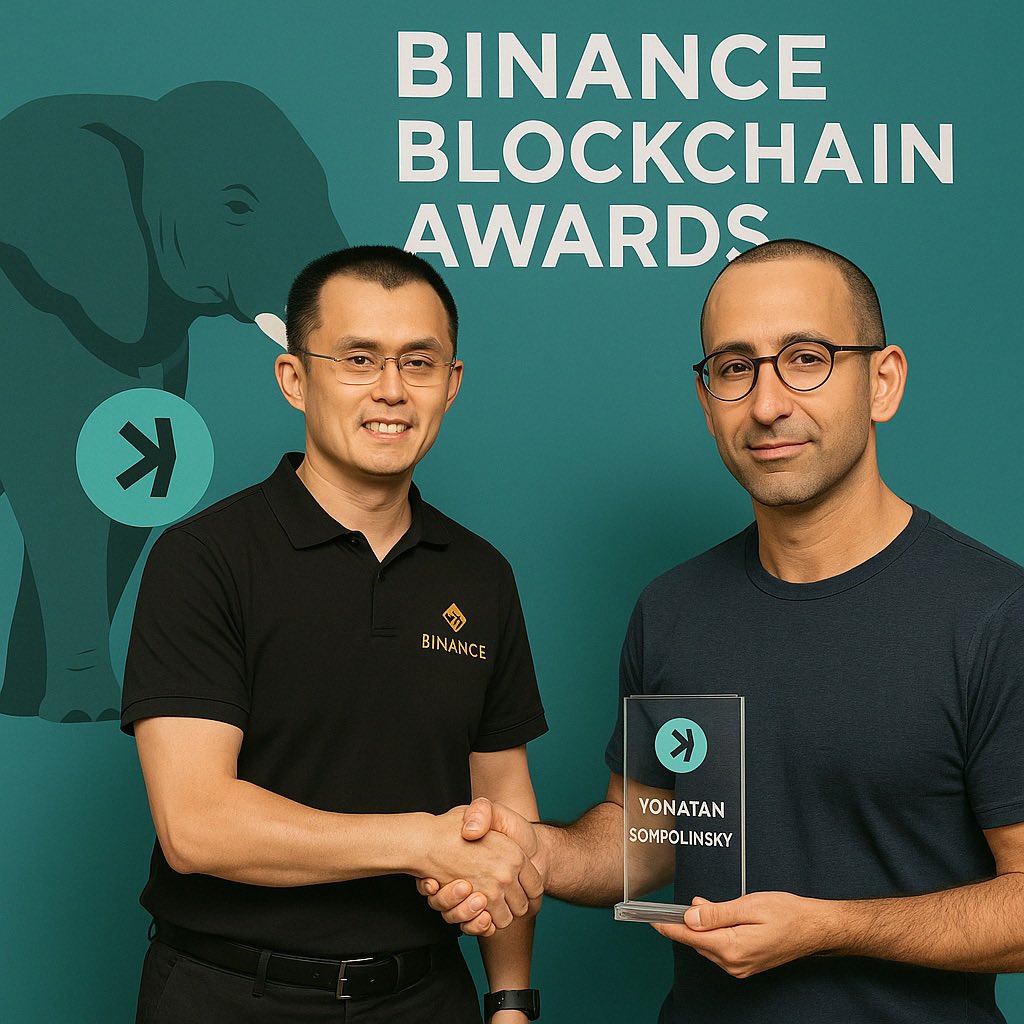 Get your tickets NOW!

KASPA founder Yonatan Sompolinksy will be there to pickup his 1st place award🥇 <a href="/hashdag/">Yonatan Sompolinsky</a>
