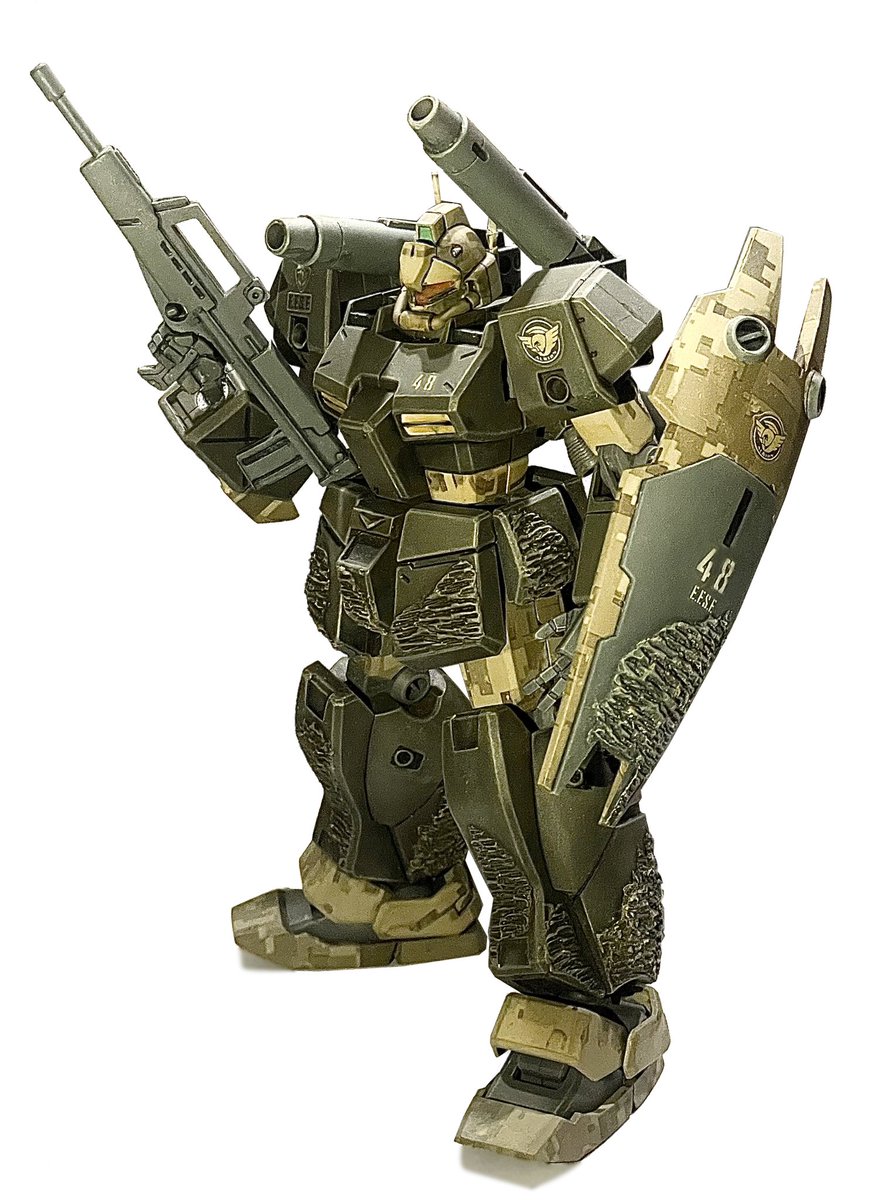 1/144 HGUC RGC-83 GM Cannon II (ジム・キャノンII) with Desert