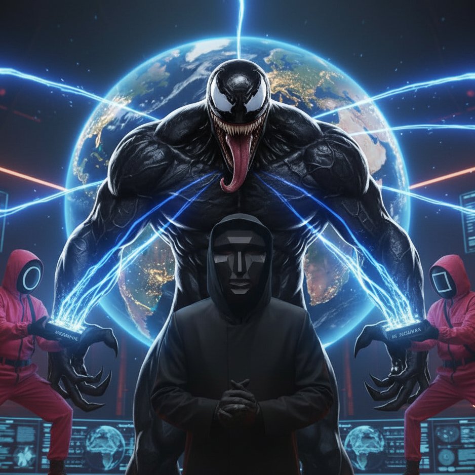 Front_man_29's tweet photo. Dawn's Ultimate Alliance! 🕸️ The Front Man and Venom are here, representing the unyielding strength that guarantees truth. No "Black Box" stays sealed!
@dawninternet @dougcotler @venom09798 
They stand with Dawn for #GlobalTransparency. 🌎

#Dawn https://t.co/S1GLnkXgoX