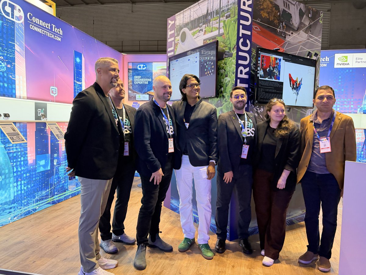 ConnectTechInc's tweet image. Happy to host Deepu, Saurabh, Thejas, and Sarah from @NVIDIA at @SmartCityExpo today. We appreciate the chance to catch up and share ideas on what’s next for smart, connected technology.

#SCEWC25 #cities #smartcities #innovation #EdgeAI #ConnectTech @NVIDIARobotics