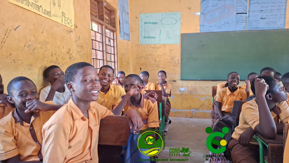 🌿 Green School Initiative in Action! 🌱

Today, the CORD Ghana Green School Initiative Team engaged students in an interactive session on the importance of biodiversity and ecosystem conservation  inspiring young minds to understand how protecting nature sustains life on Earth.