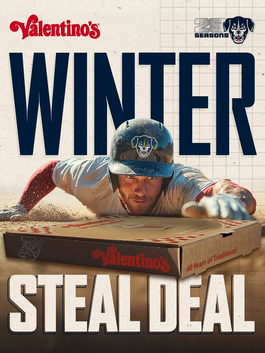 The 2025 season is over.. but the deals are still here! Gear up for our 25th season or grab the perfect holiday gift for the Saltdogs fan in your life! This year's Winter Steal Deal is now live.

For only $55, you will get...
🎟️ Four Upper Reserved tickets to the 2026 Home Opener