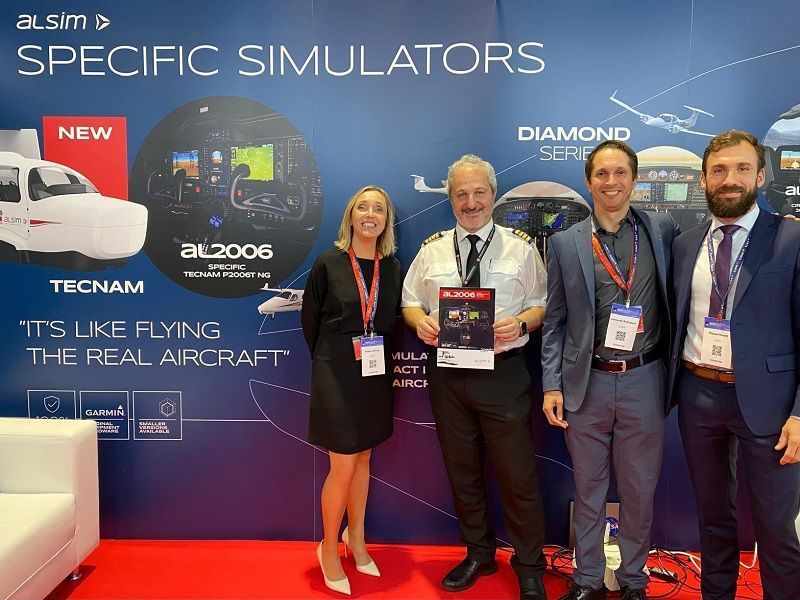 At #EATS2025 ALSIM celebrates a new milestone in  flight training : Professional Aviation Academy in Italy is among the first to  integrate the brand-new AL2006 simulator, designed to replicate the Tecnam  P2006T NG. ALSIM are exhibiting on booth 516.
buff.ly/wOMpFoR
