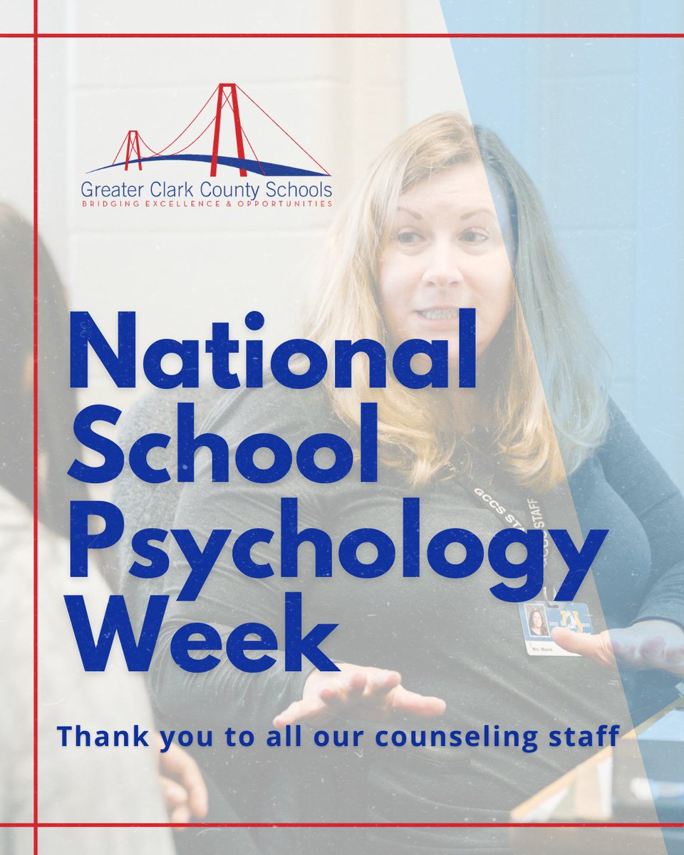 GCCSchools's tweet image. 💙 Happy National School Psychology Week! 💙

Thank you to our incredible school psychologists for supporting student well-being and success every day. 🌟

#WeAreGreater
