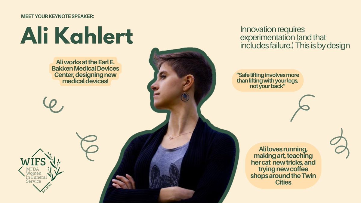 mnfuneral's tweet photo. We're thrilled that Ali Kahlert will be joining us at our WIFS Conference on November 12! 
Don't miss her incredible session! Register today:
📍 Parkview Meeting + Event Center, Mall of America 📅 November 12, 2025 | 9:00am-3:30pm
👉https://t.co/Gz2I1xAwg5 https://t.co/1PMSl6TDZQ