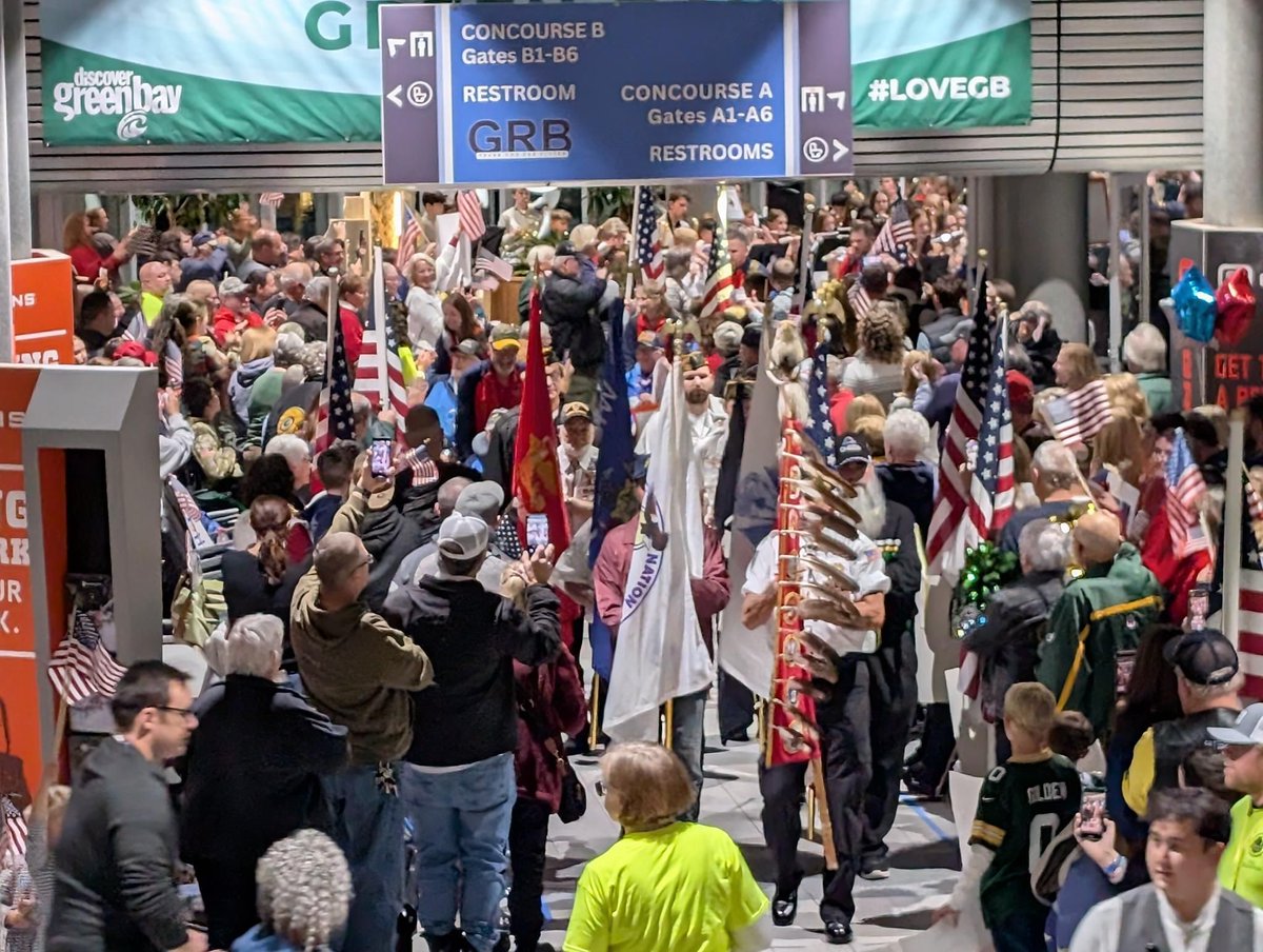 I was honored to join our veterans this weekend as they returned from their Honor Flight. Our northeastern Wisconsin community showed up in large numbers at Austin Straubel Airport, and I will continue to show up for our veterans in the capitol.