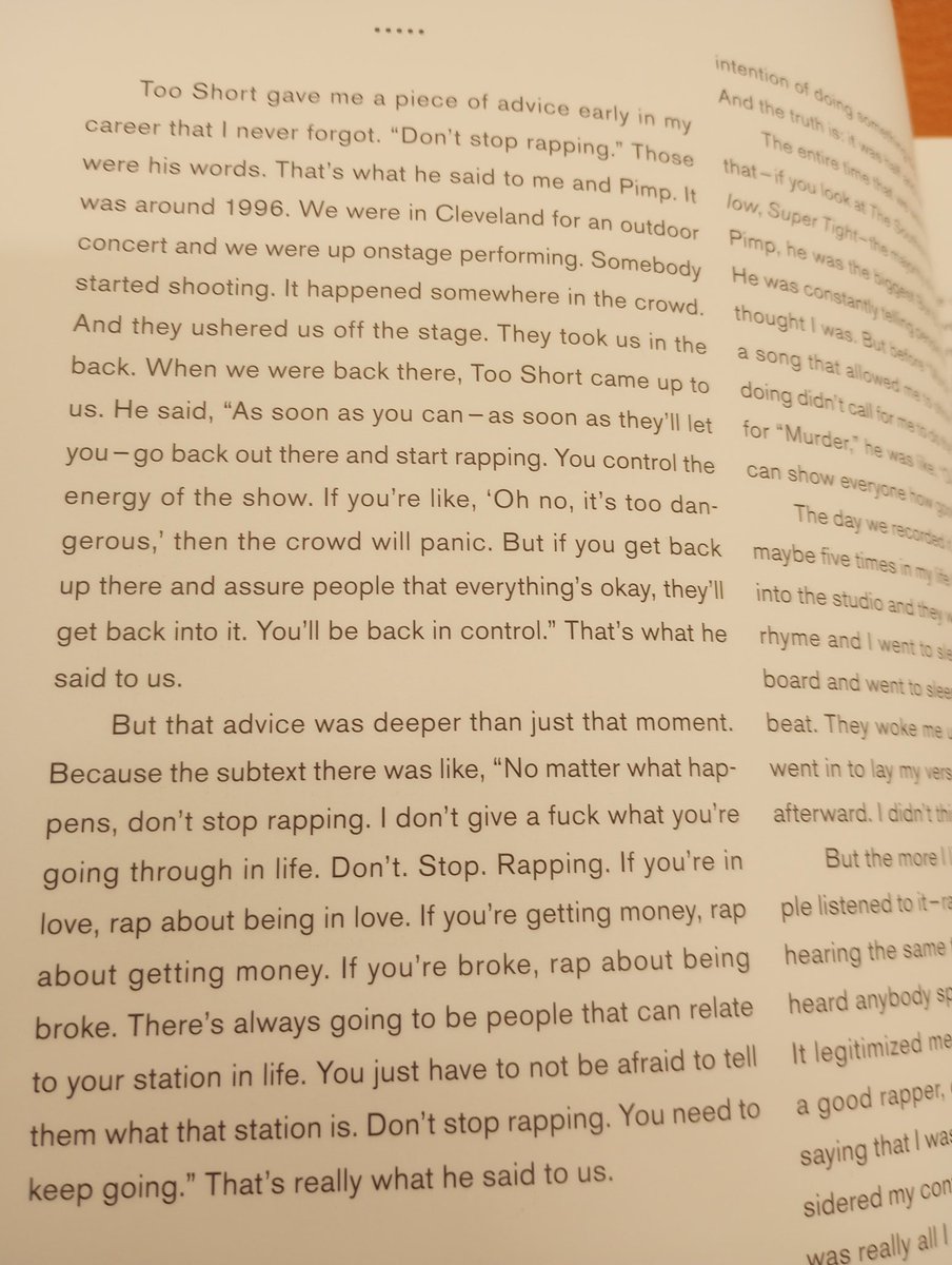 PaulWrites23's tweet photo. Went to the library today. Opened a book about Hip-Hop. Read these two paragraphs. I know what I got to do. 

Book: Hip-Hop (And Other Things) by Shea Serrano 
Foreword by Bun B https://t.co/eHiVdAtumO