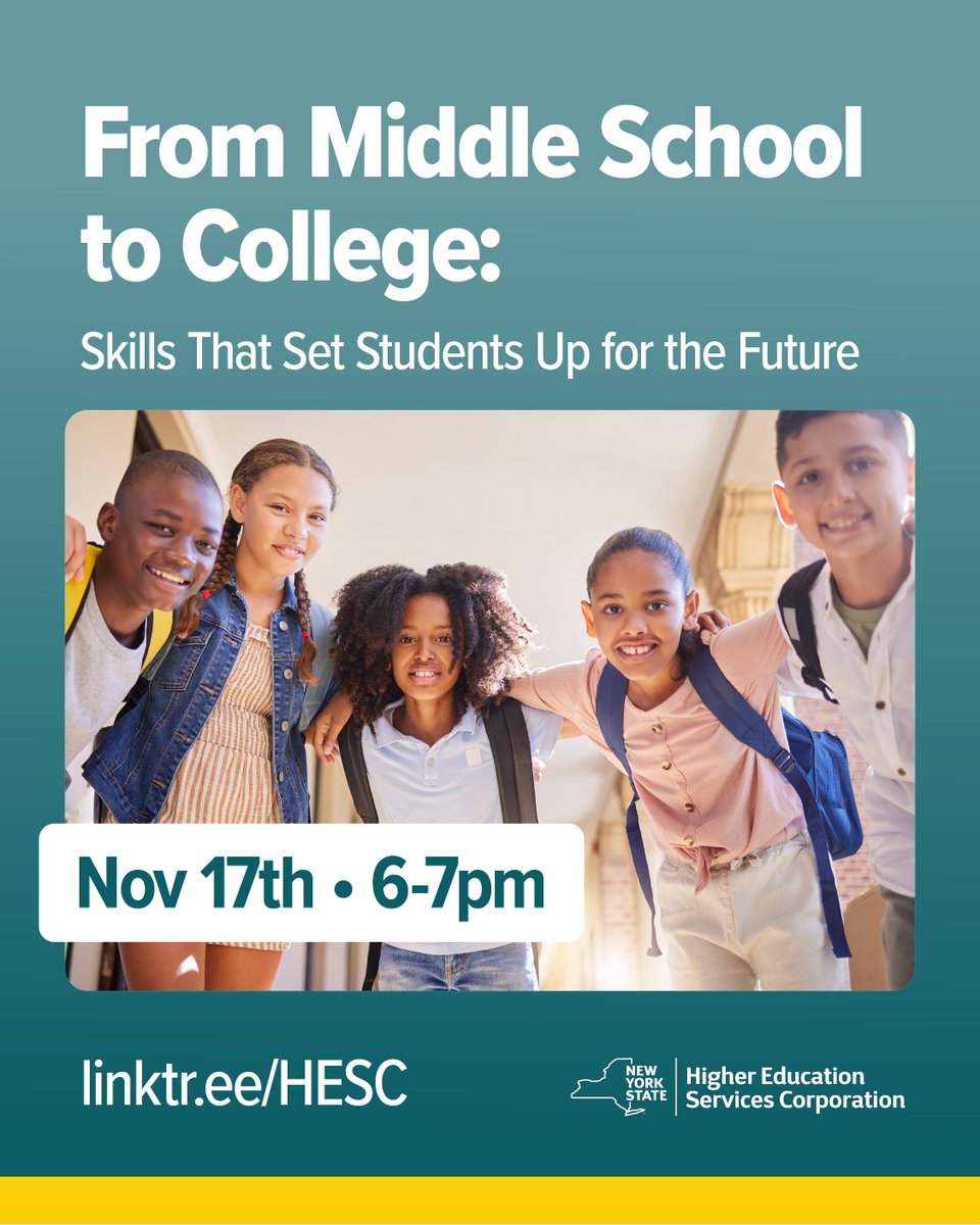 With so much advice from Google, neighbors, and well-meaning family, it’s tough to know how to guide your middle schooler—especially when it comes to the changing college admissions landscape.

Cut through the noise and get advice straight from the source!
linktr.ee/HESC