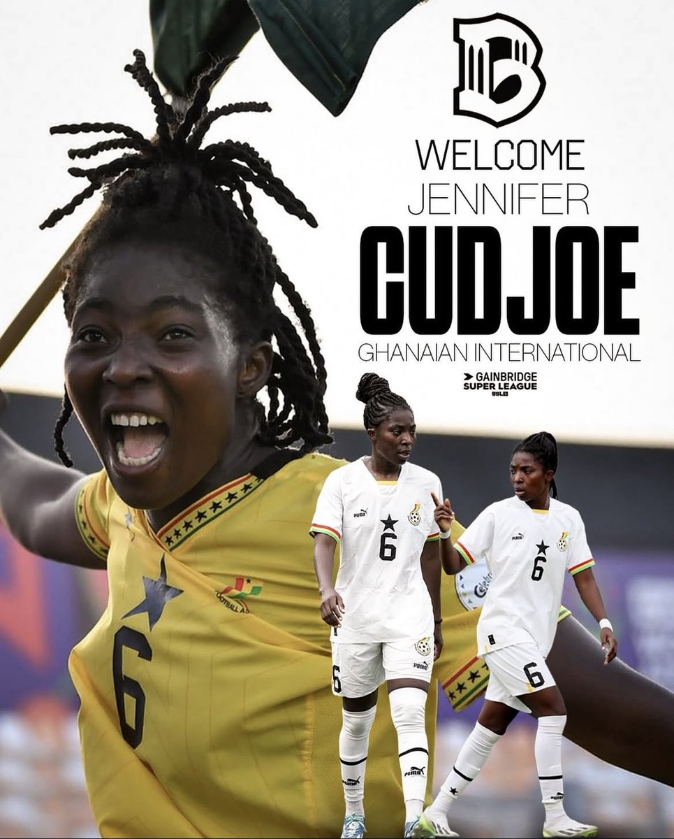 Breaking News 🗞️ 

Brooklyn FC have signed Ghanaian international <a href="/JenniferCudjoe/">@jennifer_kaka_cudjoe</a>. Cudjoe joins the club after making her USL Super League debut with DC Power in the 2024/2025 season.

Congratulations Kaka 🔥 

#BrooklynFC #USLSuperLeague #JenniferCudjoe