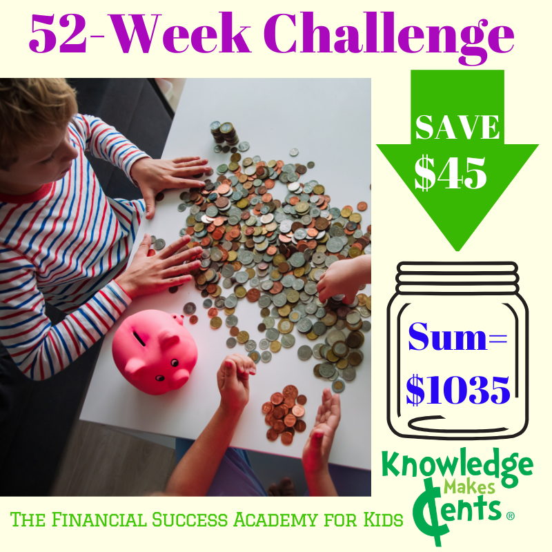KMCents's tweet image. Have your kids count the money in the #52WeekChallenge jar. Discuss with them what can be bought with $1000: a trip to Disney World? ? A smartphone? How many months worth of groceries?

Week #45: Nov 3-9, 2025

Contact us to learn more: info@KnowledgeMakesCents.com 905-882-3130