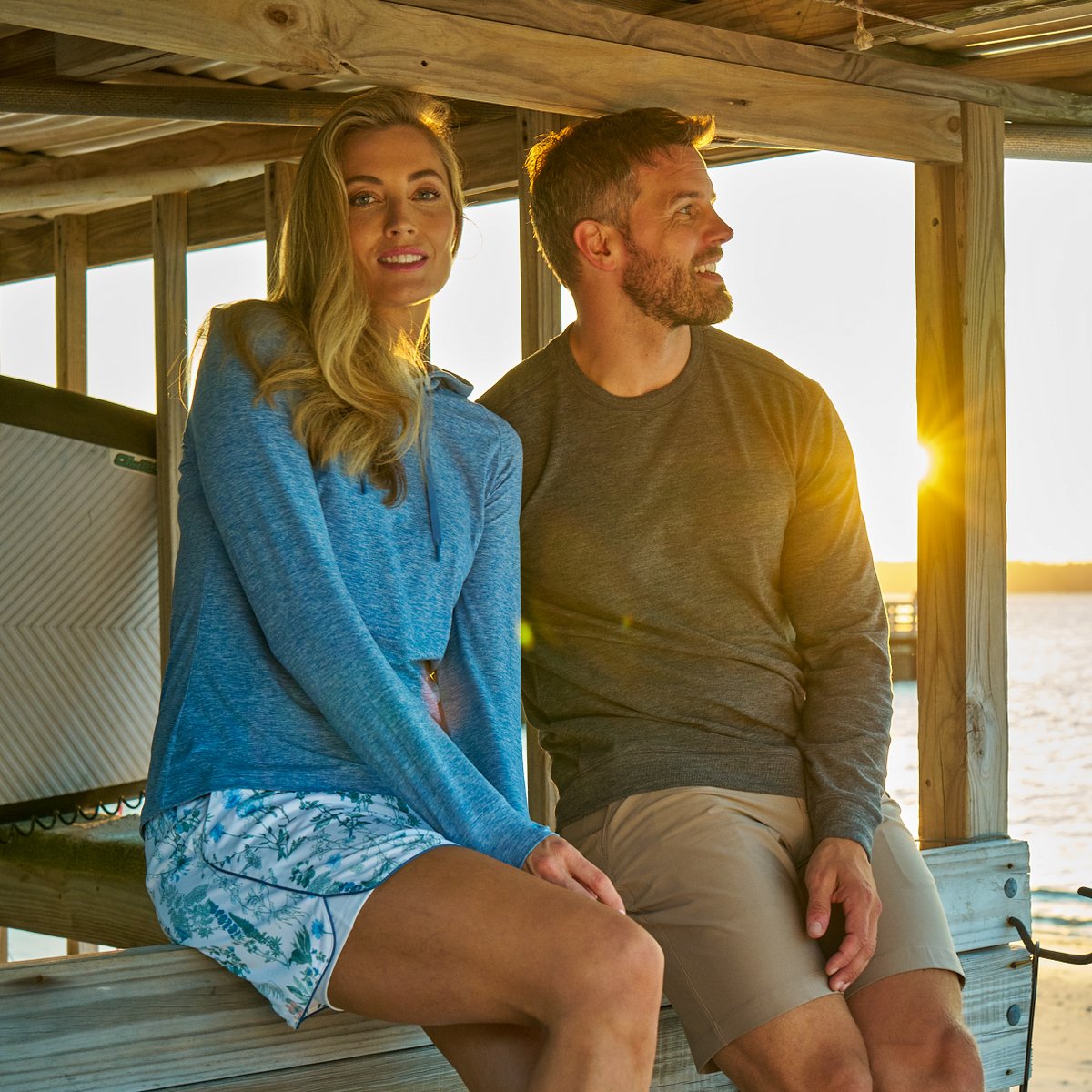 Golden skies. Ocean breeze.