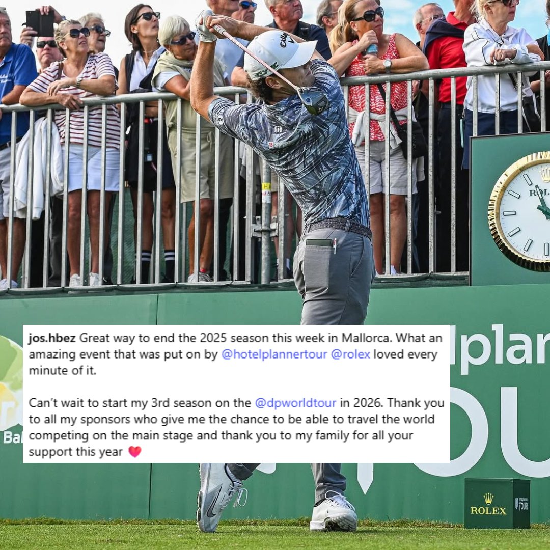 EnglandGolf's tweet image. 🔙 𝗼𝗻 𝗧𝗼𝘂𝗿! 🌍

A top-ten finish at the Grand Final supported by The R&amp;amp;A secured @joshuaberry2005 his 2026 DP World Tour card.

The England Golf graduate ended the Race to Mallorca Rankings in 13th having won the Kolkata Challenge in March.

A big future ahead! ⭐