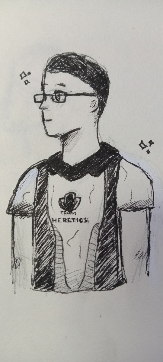 día 5 dibujando diariamente a <a href="/TreborOP/">Heretics Trebor🐣</a> hasta que sea su cumpleaños ‼️🐣
srry si está feo