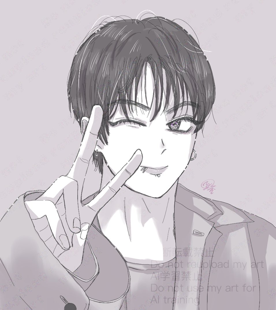 yumiyae8's tweet image. #btsFA #btsfanart #jungkook #정국 #jungkookfanart
😉✌️🤍🩶🐰