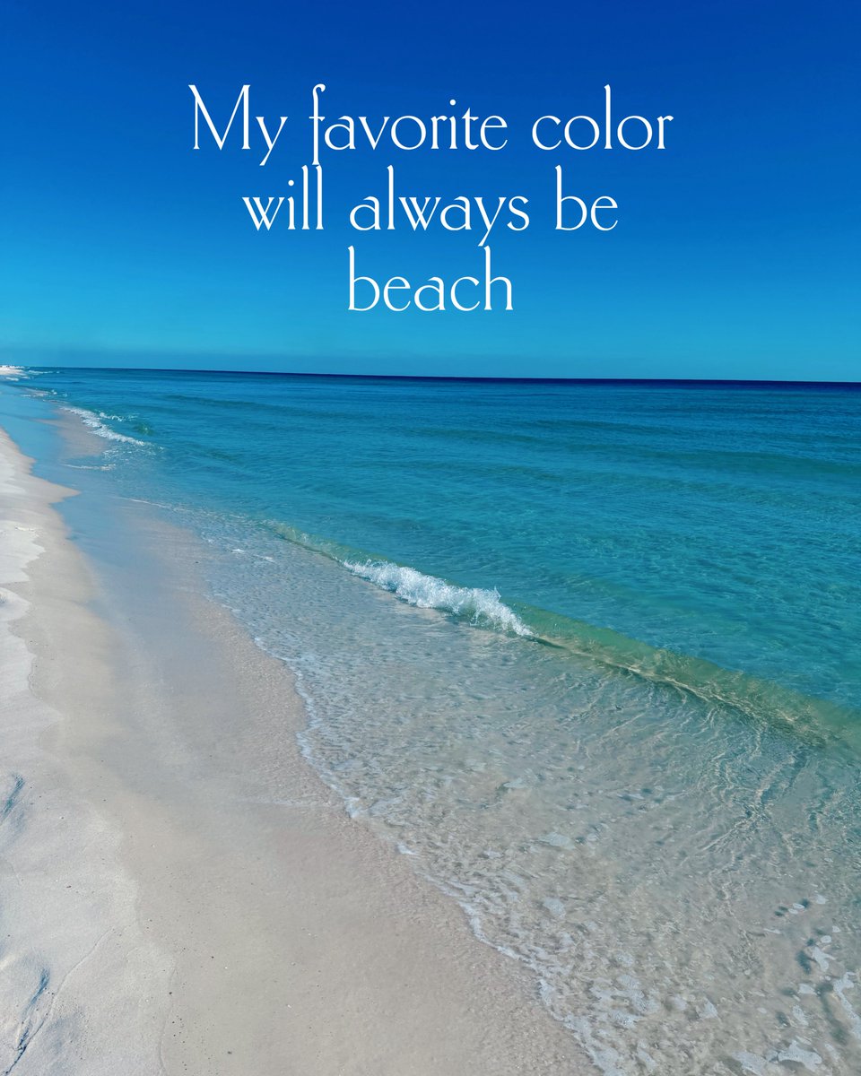 AllEmeraldCoast's tweet photo. My favorite color will always be beach 🏝️ https://t.co/uA7xJQPJol