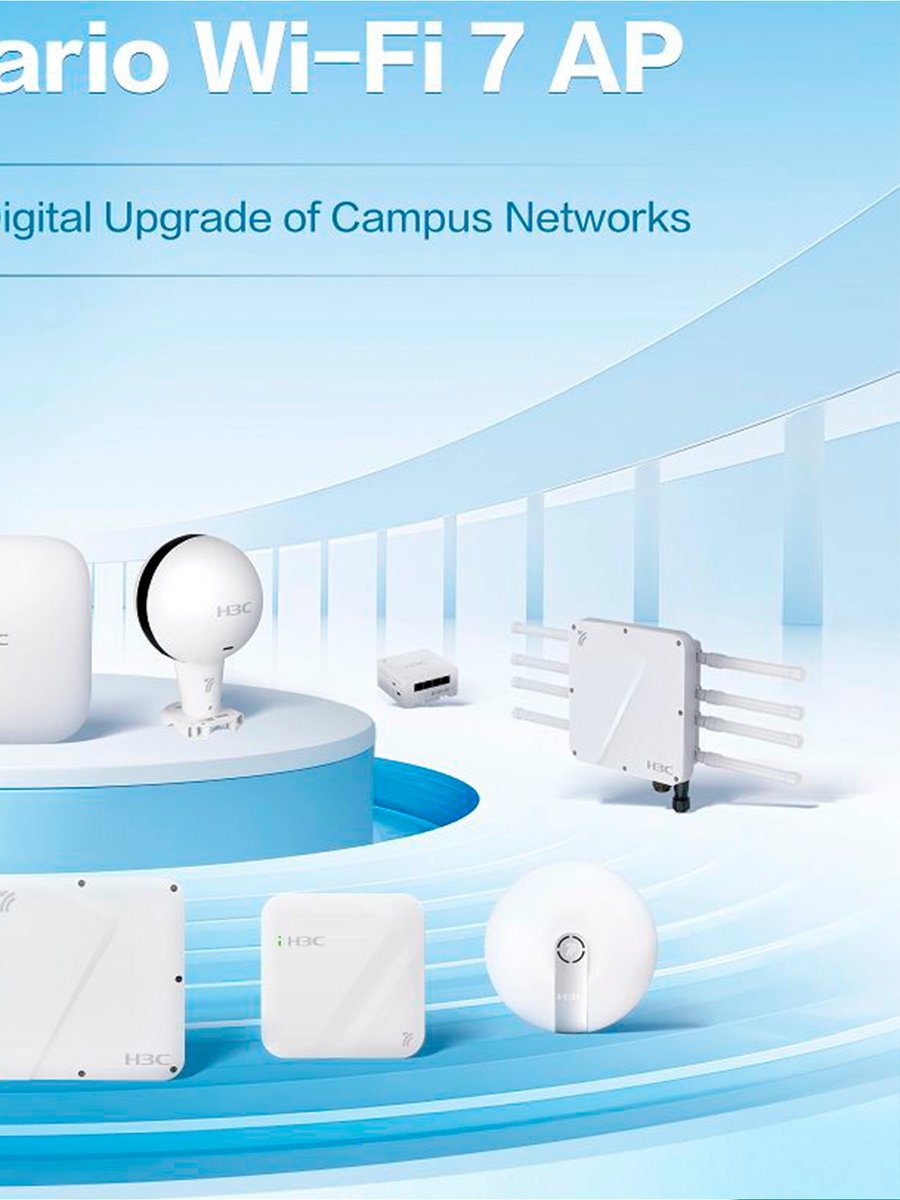 massivetechmx's tweet image. H3C Wi-Fi 7: El futuro inalámbrico ya está aquí
Potencia, velocidad y estabilidad se unen en la nueva generación de Access Points H3C Wi-Fi 7, diseñados para cada escenario del campus digital.

@H3CGlobal 

#h3c #h3cmassivetech #massivetech #wifi7 #Connectivity #wifi #Accesspoint