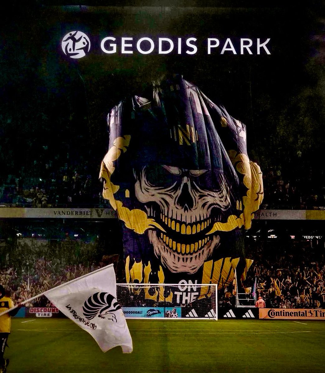 LaBrigadaDeOro's tweet photo. We strongly feel there was an oversight here with @NashvilleSC Add to the fact that it was cold and raining. It truly was "HELL ON THE HILL" for @InterMiamiCF 

#EveryoneN https://t.co/YK3VVAmy7I