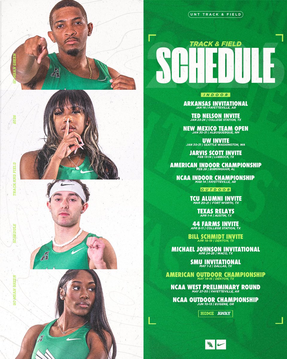 UNT Track & Field/Cross Country tweet media