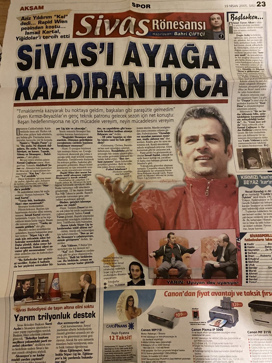 sercan_88_'s tweet photo. Ağırlıklı 2002-06 yılları arasında Sivasspor ile ilgili çıkan gazete haberlerini kesip saklamıştım. Sivasspor’un ne demek olduğunu bilmeyenlere ya da unutanlara gelsin bu arşiv ( fotoğrafların bazılarına da paylaşım altına ekleyeceğim ) 
#sivasspor https://t.co/GdKrLz84iM