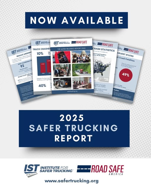 The 2025 Safer Trucking Report is here!
As truck traffic and freight volumes continue to grow, strengthening truck safety has never been more urgent.
Access the full report: safertrucking.org/stats

#SaferTrucking #SaferRoads #TruckingSafety