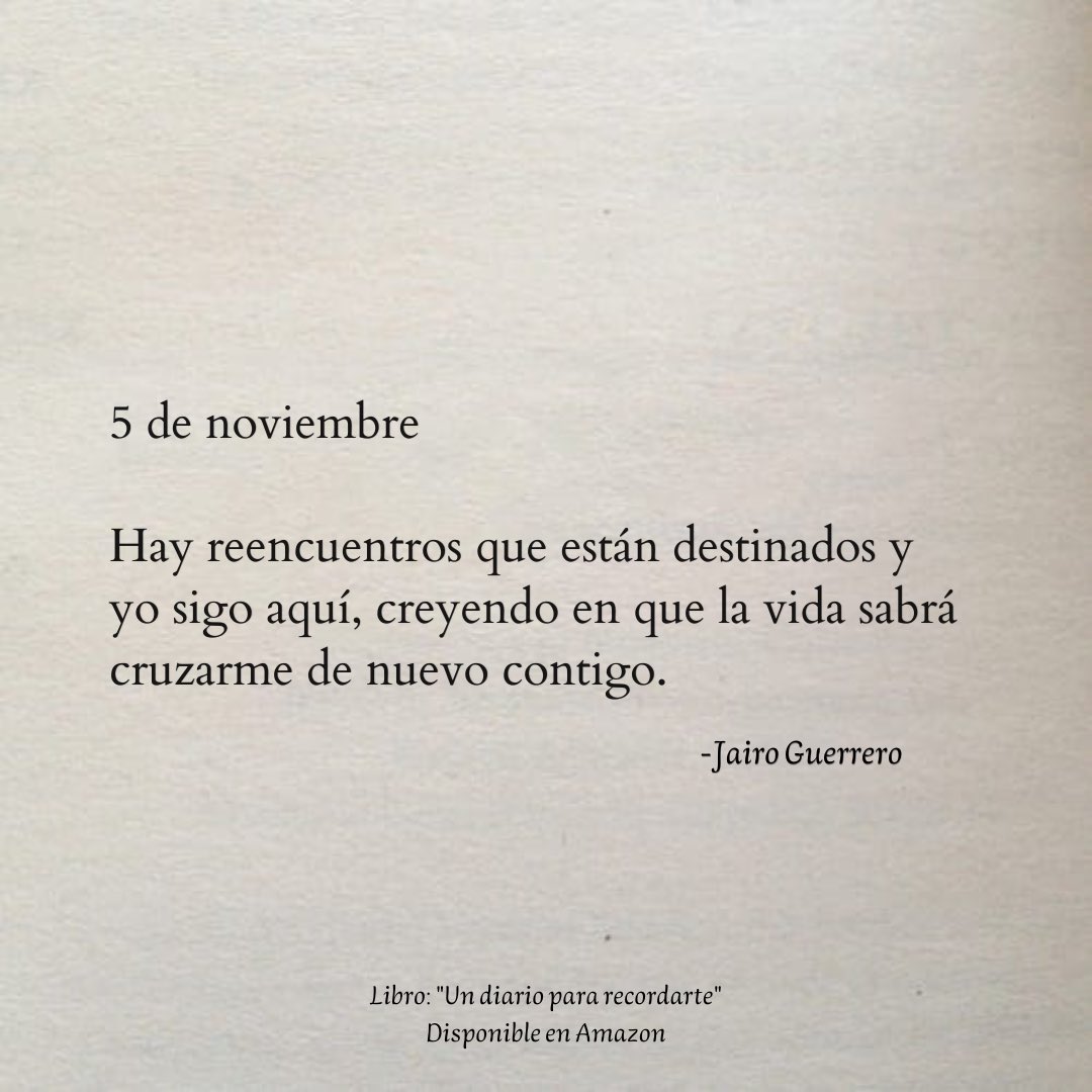 5 de noviembre. 🍂