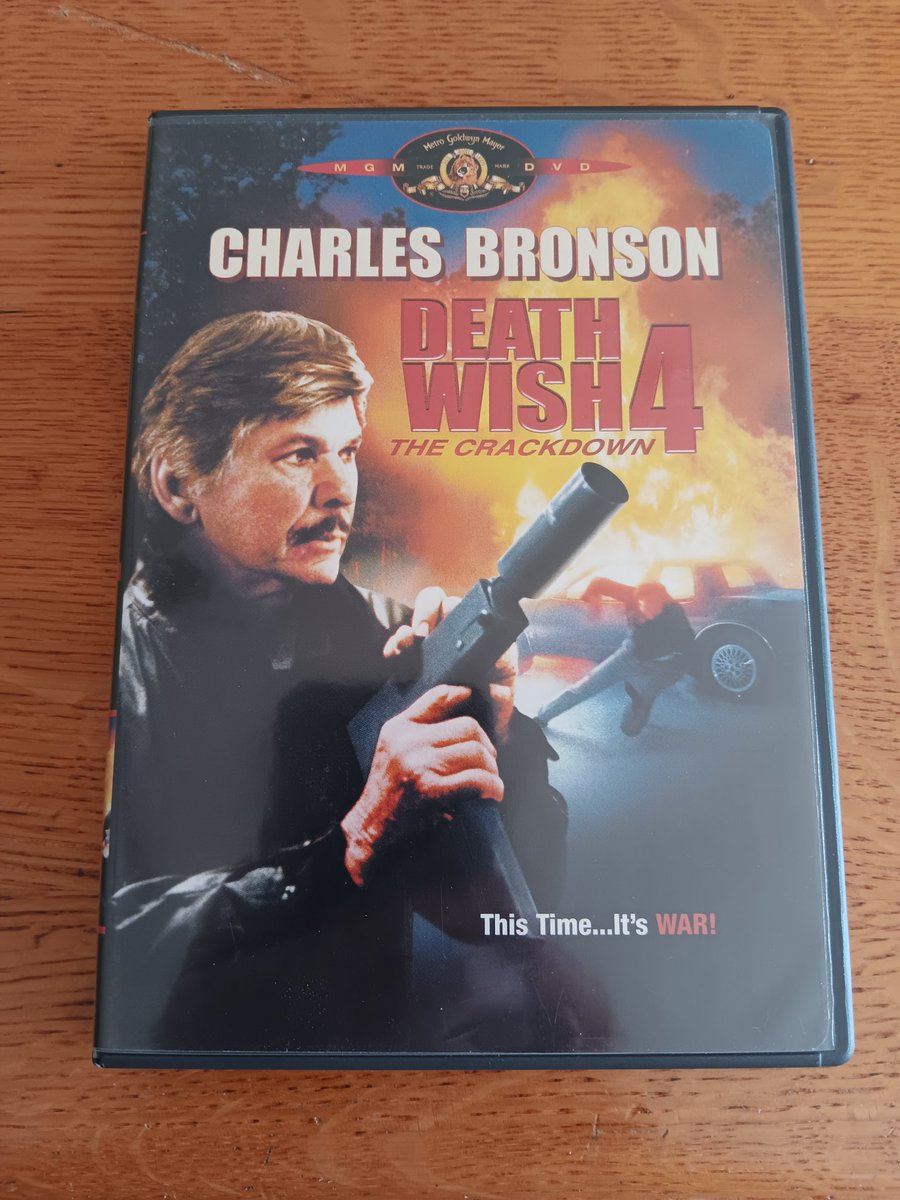 #NowRewatching - DEATH WISH 4: THE CRACKDOWN

This is the topic of discussion on the new episode of the <a href="/BulletproofPod/">Bulletproof Action</a>, so it's time for a rewatch.