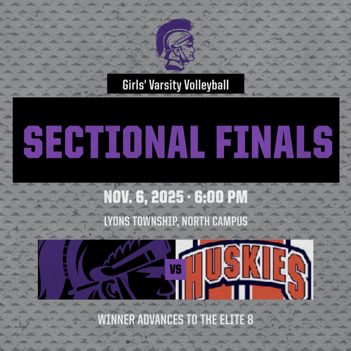 Calling all Trojans!! We need you there, the sectional championship is on the line!