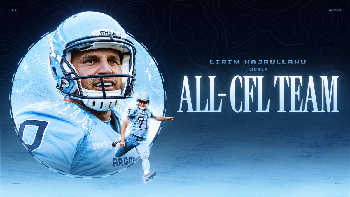 Kicking excellence 💥 

Lirim Hajrullahu named to the All-CFL team, again 👏