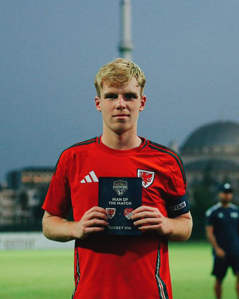 Millwall midfielder Ralphie Beckwith scored and was awarded Man of the Match as Wales Under 16s beat Turkey 2-1 on Tuesday afternoon. 👏

Well done, Ralphie! 🦁