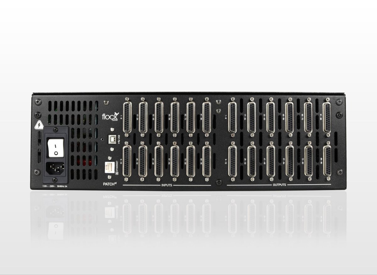 FlockAudio's tweet image. 🔵 Our 𝗣𝗔𝗧𝗖𝗛 𝗫𝗧 - (192 Channels - 96 In x 96 Out) has been a popular heavy hitter among industry pros and world renowned studios. Visit flockaudio.com/patch to learn more!
*B-Stock Sales is On Now! #shopnow 
🛒 Shop Now - flockaudio.com/buy  
- - -