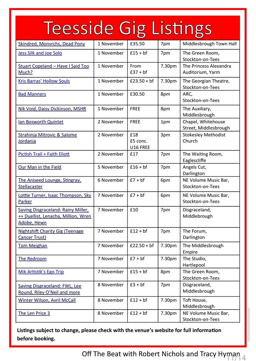 Off The Beat Teesside tweet media