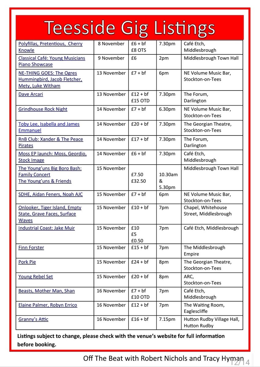 Off The Beat Teesside tweet media
