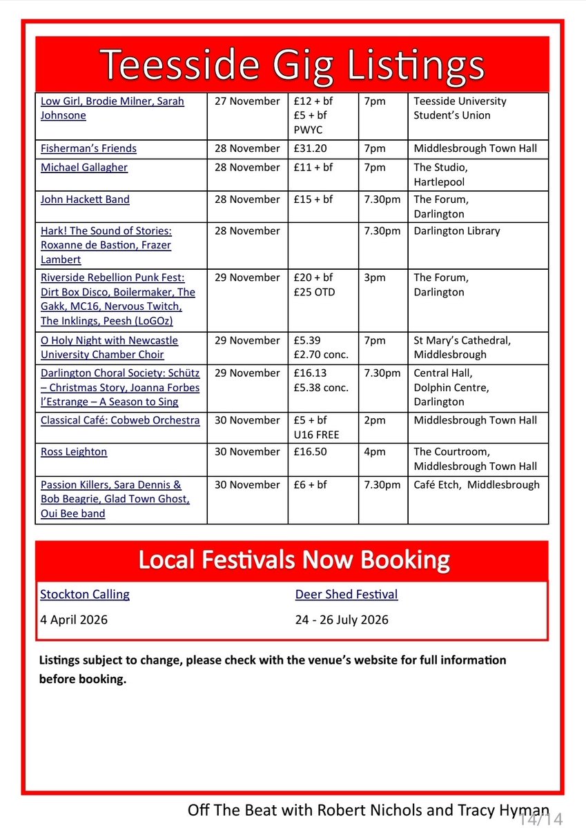 Off The Beat Teesside tweet media