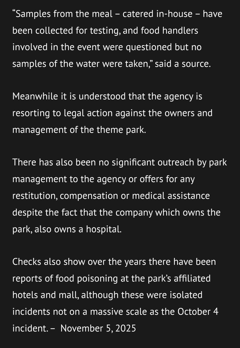 lorettabagg's tweet photo. Bro what the heck? Which park is this? What even. 800 people affected is a wild number. And why didn't the whole park close down?? https://t.co/2FahkG5q67