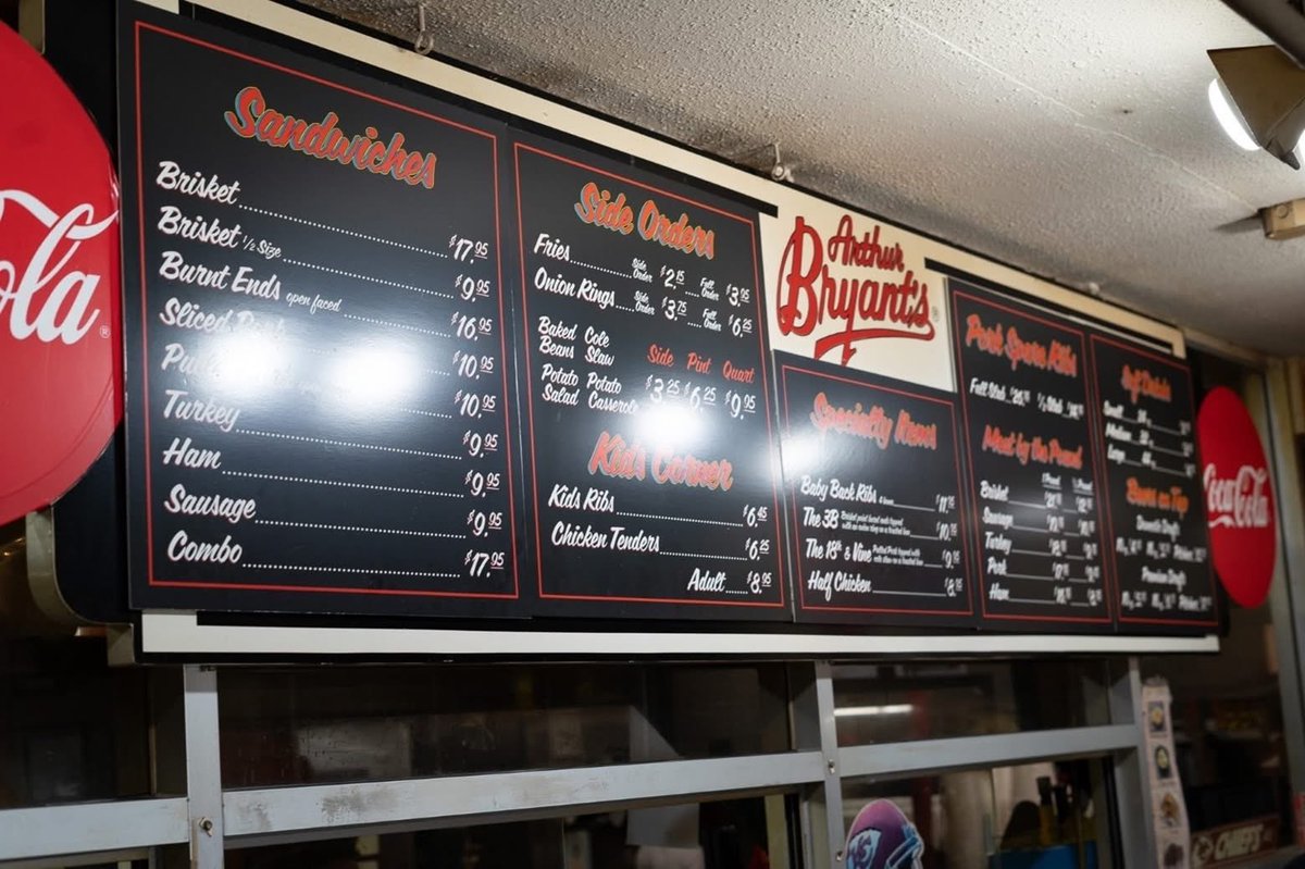 You’re stepping up to this menu…

What’s your order?