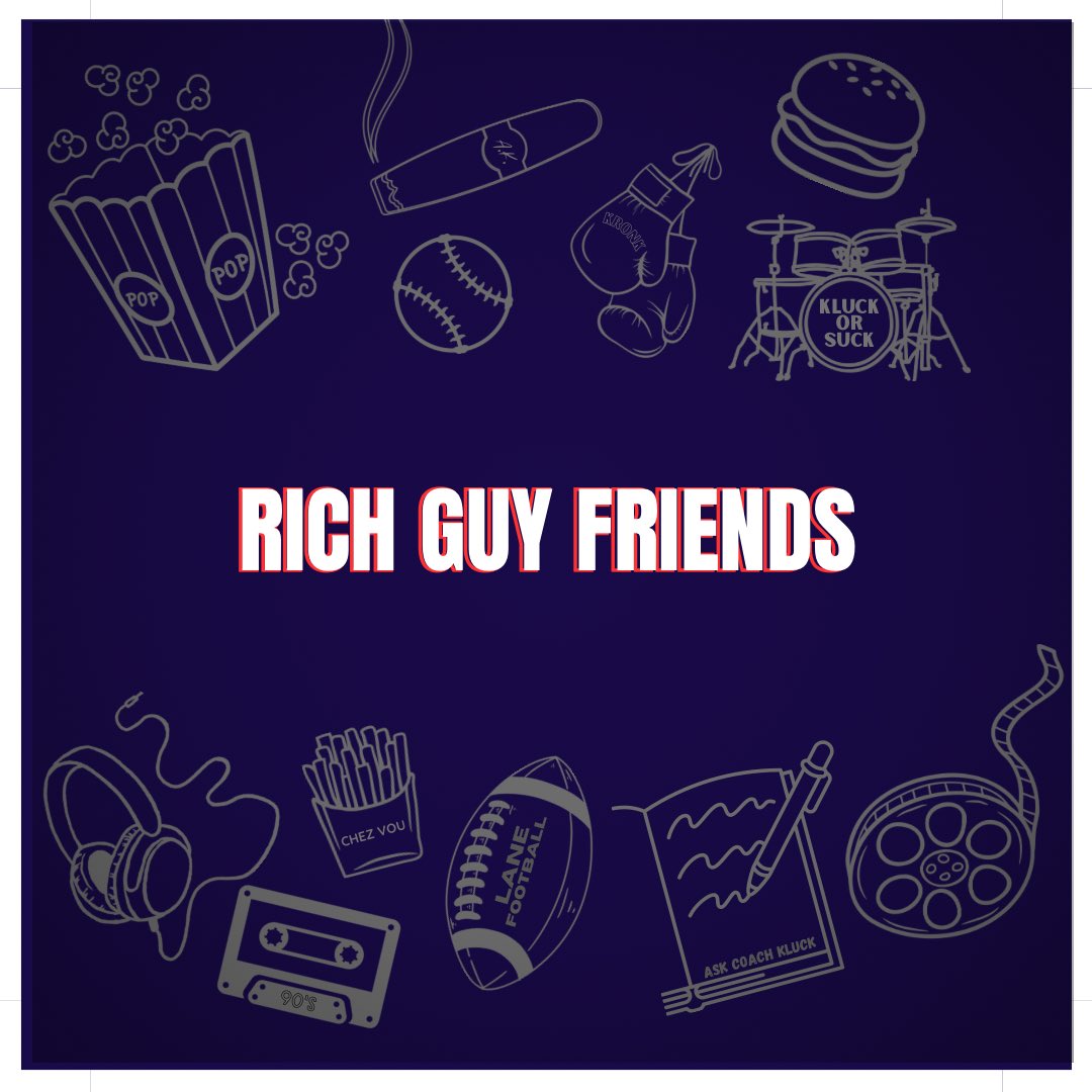 kluckcast's tweet image. Today's topics include:
- Rich guy friends
- Grieving Life stages
- Ask Coach Kluck