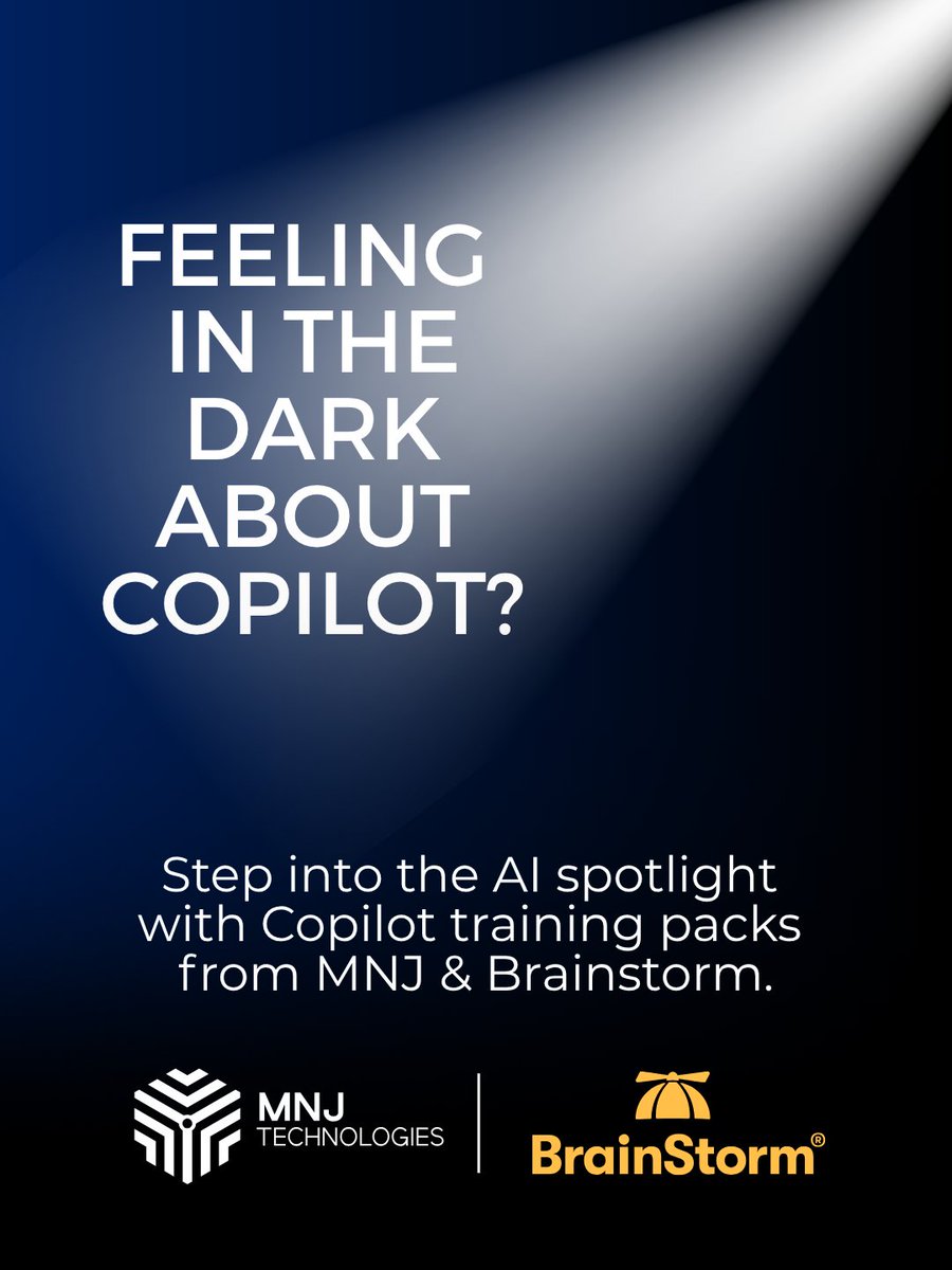 MNJTechnologies's tweet image. AI can be daunting. We can light the way. 💡

MNJ, in partnership with @BrainStormInc, is helping organizations unlock the full potential of Microsoft Copilot with expertly crafted content packs.

Reach out to an MNJ representative to learn more.

#MNJTech #BrainStormPartner