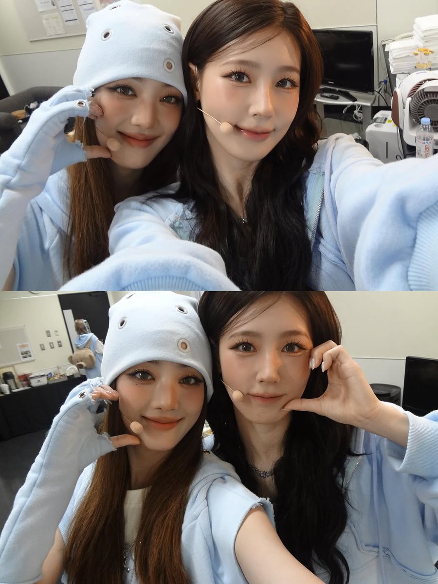 chomiyeonu's tweet image. #Keywords: soft, bright, and very in sync ✢𓈒𓏶ྀིㅤㅤ Blue tones and tiny feather touches made everything feel light as clouds. Minnie and I looked like two cheerful little birds swooping down from a dream. We didn’t need to say it, but happiness was fluttering everywhere. 🩵🦢