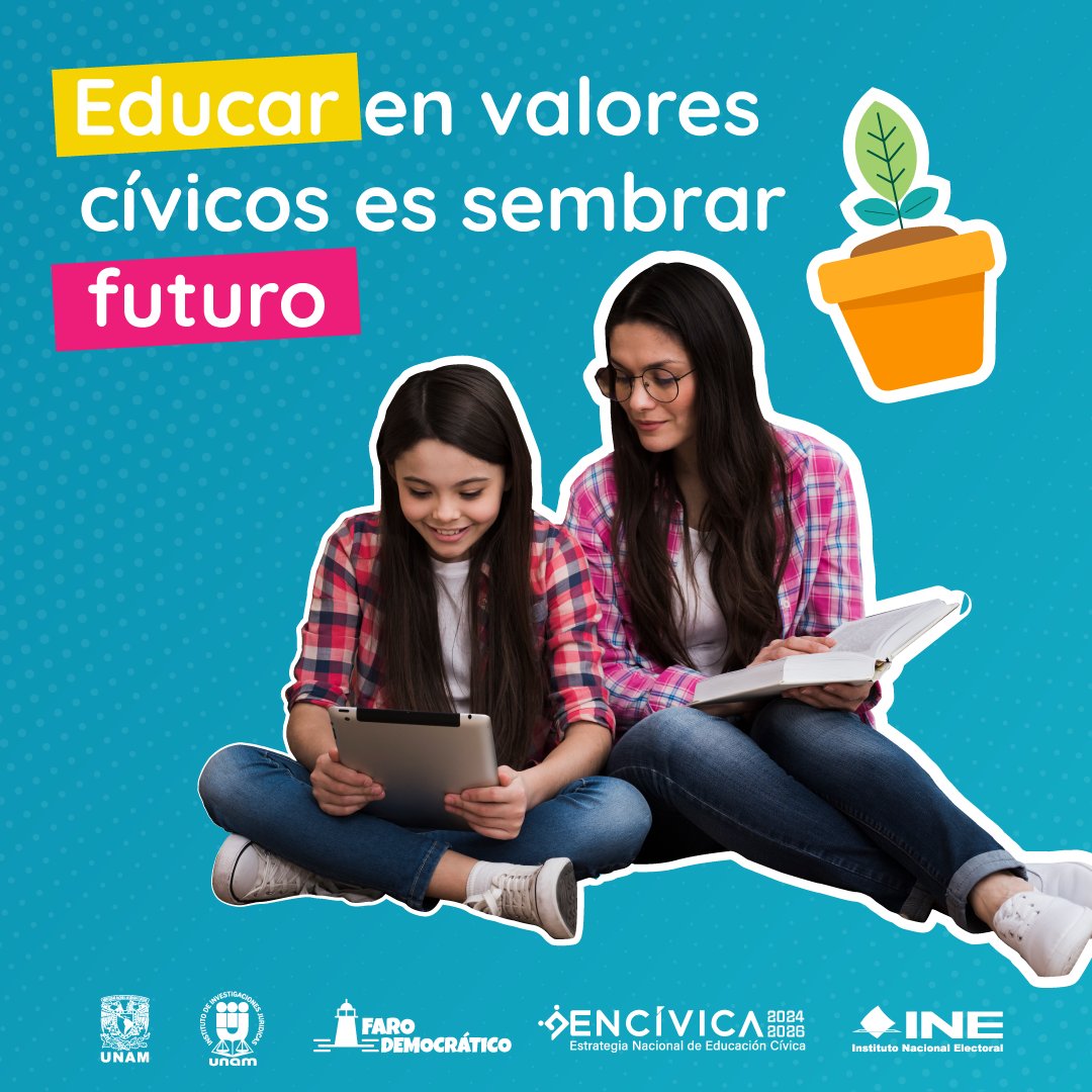 🌟 En el Faro Democrático encontrarás juegos, videos y materiales pensados para que tus hijas e hijos aprendan mientras se divierten.

✅ ¡Es del INE y es para todas las familias!

🔗 farodemocratico.ine.mx

#FaroDemocrático #ENCÍVICA