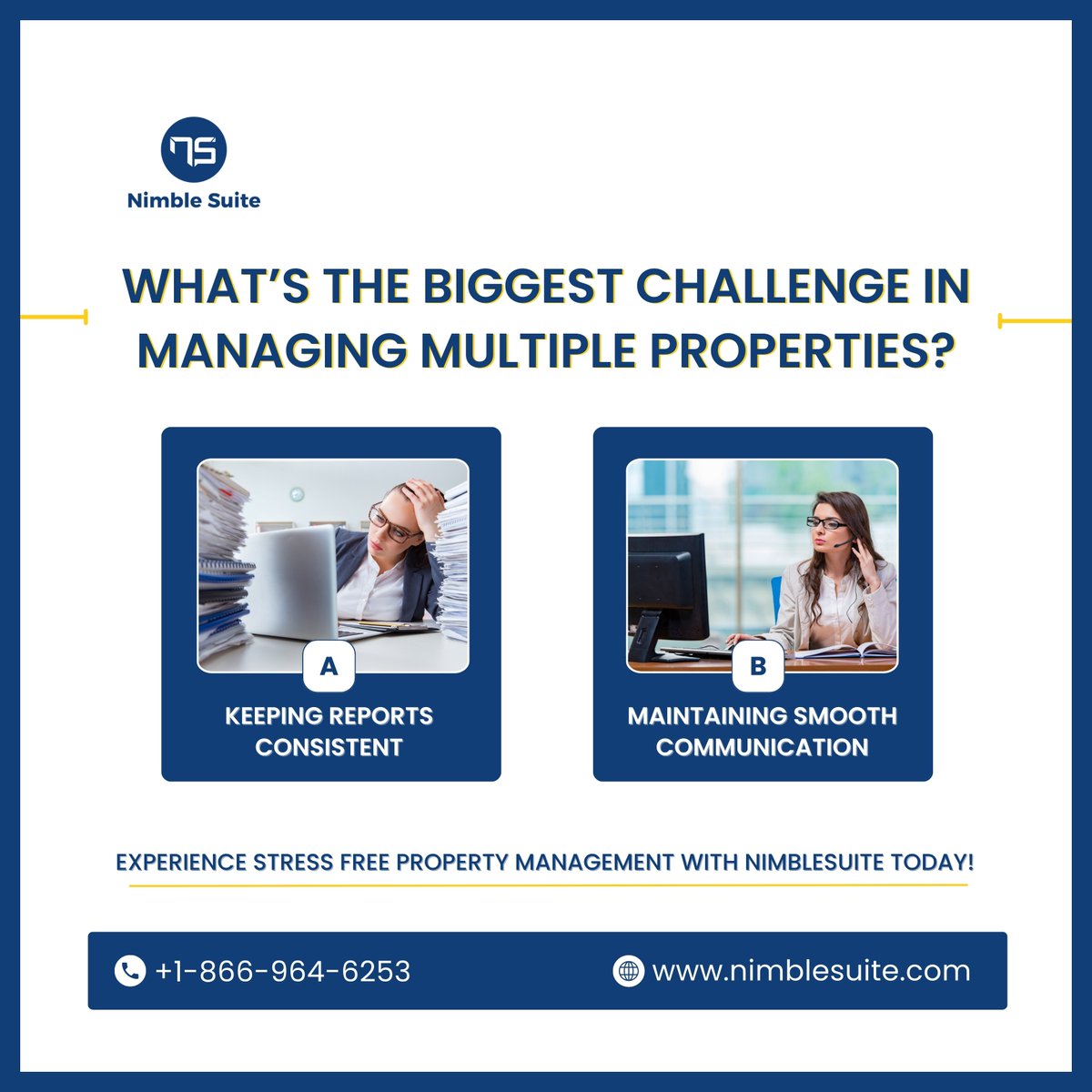 nimblesuite's tweet image. 🏢 Manage properties smarter with Nimble Suite — scalable, automated, precise.
💡 What’s your top business challenge? Comment below! 👇
📞 +1-866-964-6253 |🌐 nimblesuite.com

#NimbleSuite #PropertyManagement #Automation