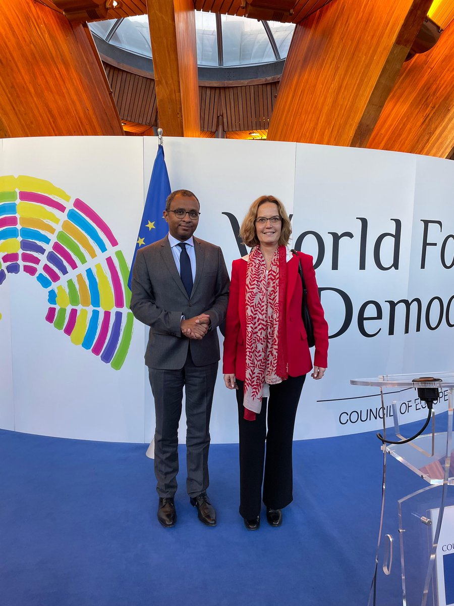 PapNdiaye's tweet photo. ➡️ Faire vivre la #démocratie, c’est créer des espaces de réflexion, s’inspirer de ce qui se fait ailleurs, renforcer la participation citoyenne, répondre à la défiance, mobiliser les jeunes...

C’est tout le sens du Forum mondial de la Démocratie, ouvert ce matin à #Strasbourg. https://t.co/W3NSYXtmng