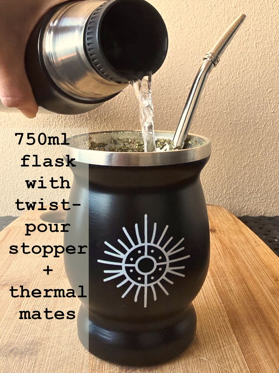 Keep your yerba mate fresh and spill-free! 🌿✨ Our 750ml twist-pour stopper flask makes pouring easy, storing simple, and sipping even better. #YerbaMate #MateOnTheGo #TwistPourFlask 

urushop.co.uk/search-results…