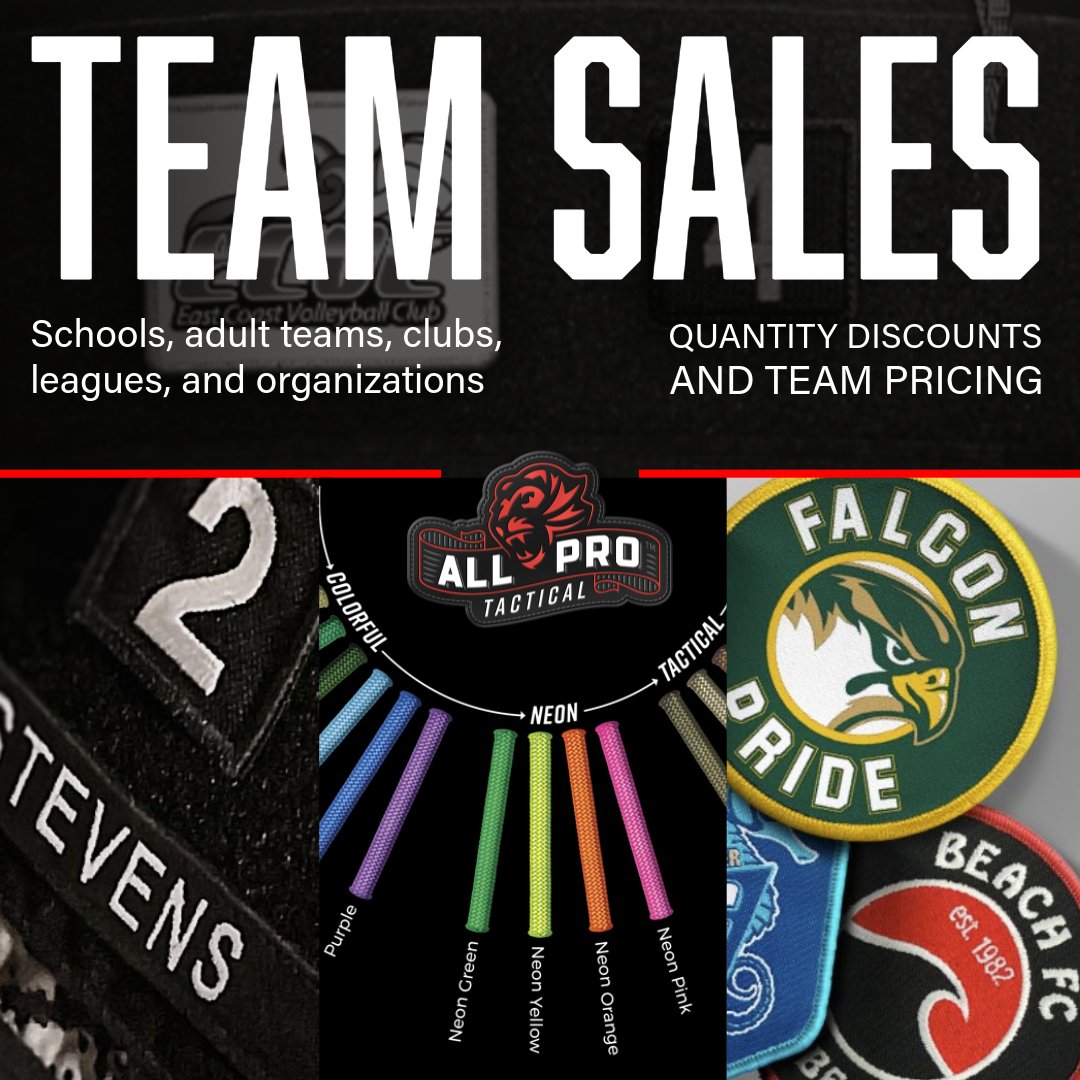 Set your team up for a winning season! ⚾ 🎾 🥍 ⛳ 🏆 
Don't wait til Spring - Take advantage of quantity discounts and team pricing to gear up affordably. Let Team Sales help bring your vision to life!
Let’s get started! 🧨 
bit.ly/3UW2iCd

#TeamSales #CustomTeamGear