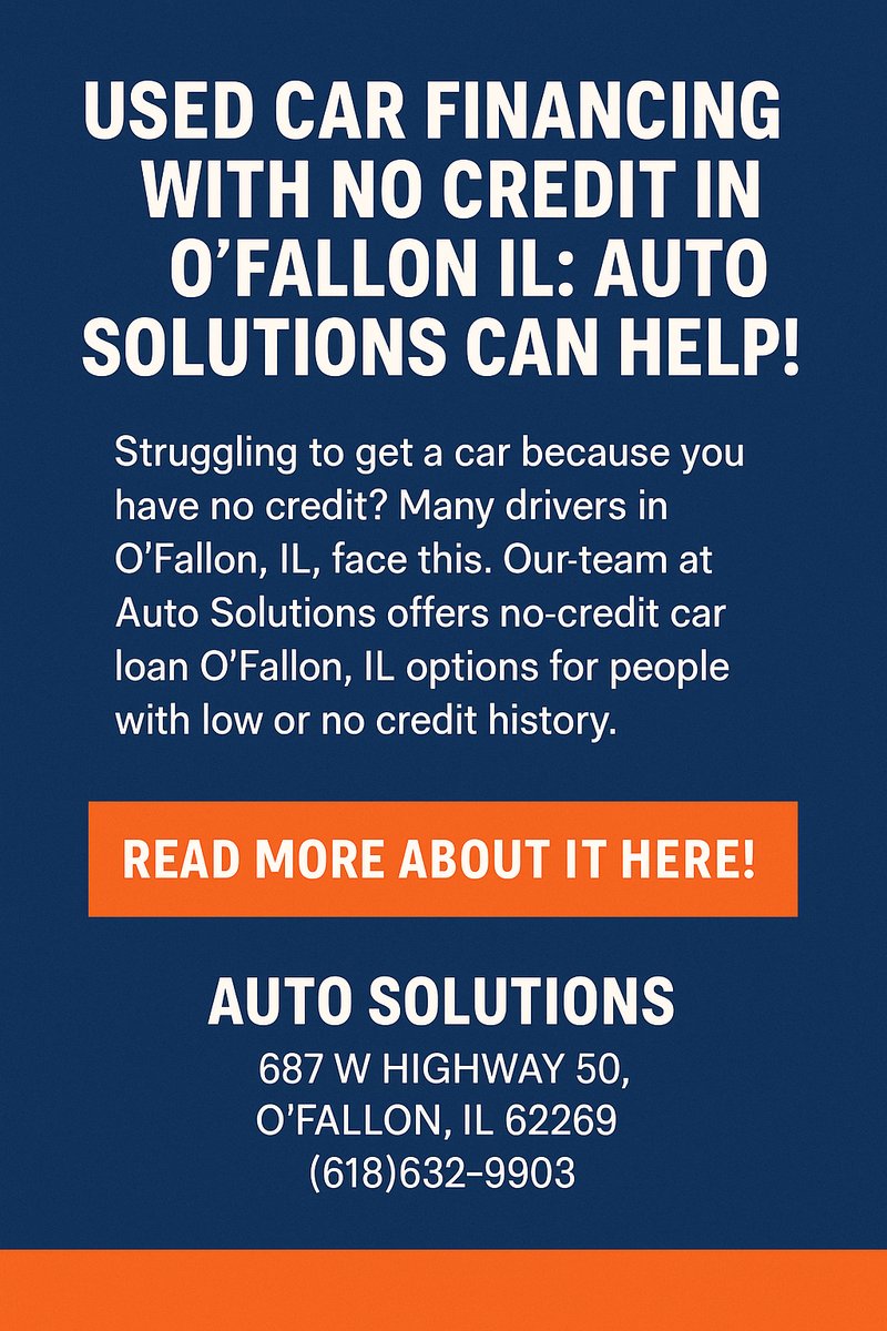autosolutionsof's tweet image. No credit? No problem! 🚗💳 Auto Solutions in O’Fallon, IL helps drivers get approved fast with flexible financing &amp;amp; used cars under $15K. 

👉 blog.asmotorco.com/post/no-credit…

#AutoSolutions #OFallonIL #NoCreditCarLoan #UsedCars
